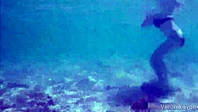 Incredible! Public Exhibitionist German Teen 18+ VeronikaVonk Flashes Big Boobs By The Sea!