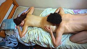 hard sex with oil and 69 position