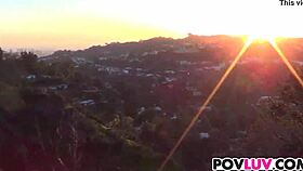 Emily Austin gets drilled after hiking