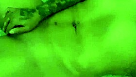 i'm body worshipping solo with my shaved pussy