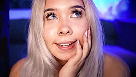 Chubby blonde Colombian with big tits and ass loves her boyfriend's cock passionately