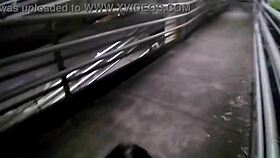 Cheating Girlfriend Engages In Outdoor Sex With Friend On Town Bridge, Caught In Interracial Encounter