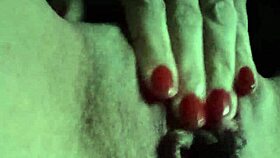 Intense Clit Squeeze On Freshly Fucked Pussy