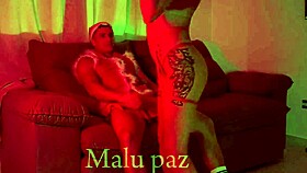 I sucked Santa's candy cane and sat on his lap until he gives me milk.