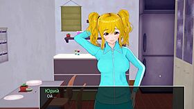 hey, this whore mother in law gets fucked naked bent over, her big nipples on monster cock