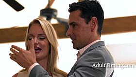 Supporting his bi wife in a unique journey. Ryan Driller, Rachael Cavalli, and Chloe Surreal unite.