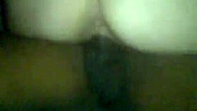 British girlfriend creams on big black cock