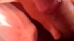 gay guy jerks off solo at home