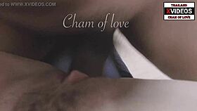 Wow, the asian girlfriend shows her big ass to the monster cock guy next door!