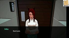 in my new family 13, teen gives handjob with big ass and cumshot