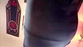 I watch cute nerd masturbate in panties during sexting