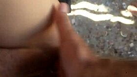 Squirting and Cumming in the Sex Swing on the Beach Feels So Wild