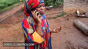 Brunette Ebony Bends Over For Doggystyle And Missionary With Stranger, Then Fisting