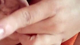 I'm so addicted to masturbating my small tits to orgasm, part 6.