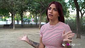 valeria faces old man, his bulge tempts you to fuck immediately