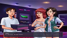 In Summer Time Saga Unc Part 21, Who Wants the Old Busty Character?