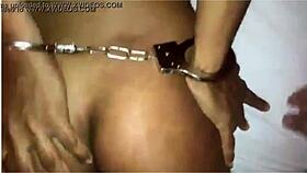 young teen with big ass gets anal fucked by monster cock in amateur scene