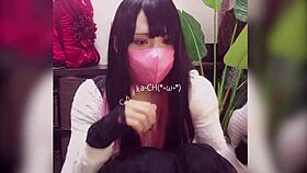 hey, ever seen a cute cat-ear ladyboy in thong panties jerking off on live stream?