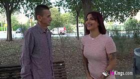 valeria faces old man, his bulge tempts you to fuck immediately