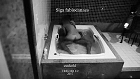 I filmed my hotwife with her shy friend in the jacuzzi.