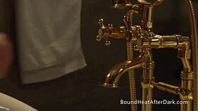 Hey, just finished prepping my tied-up lesbian slave for madame's arrival