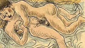 vintage erotic cartoon illustration