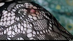 Teen in sexy bodysuit fucks hard on leash, big ass cumshot.