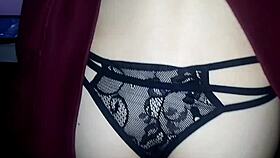 We fuck my girlfriend so hard that creampie leaks from her vagina