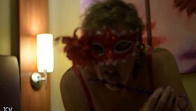 playing with my new anal beads and getting fucked