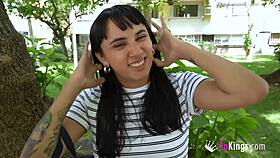 sweet teen 18+ moli myers turns into a lioness in doggystyle blowjob