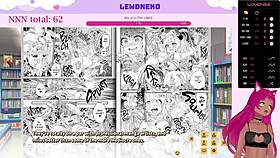 i watch lewdneko's big tits while she plays love cubed part 2