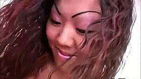 Hot brunette girl intensely loves handjob