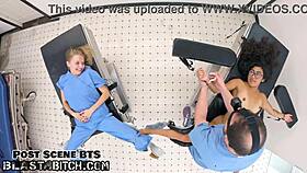 Why does Doctor Tampa blast cum on Jasmine Rose's thigh?