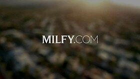 Damn! Milfy Nikki cums hard riding his cock!