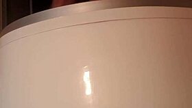 Single Person Enjoys Fetish Bathing in Shower.