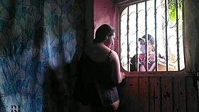 Hot Latina Wife Cheats With Delivery Woman While Husband Is Away