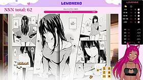 i watch lewdneko's big tits while she plays love cubed part 2