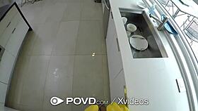 povd house owner pays handyman with blowjob 😏