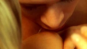 how does this blonde housewife make love easier with her mouth?