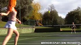 Taylor Vixen Fucking Hot Tennis Redhead