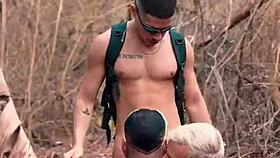 outdoors orgy with famous twink and well-endowed young ones!