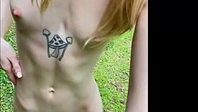 just fucking my athletic stepsister outside in doggystyle with her narrow ass