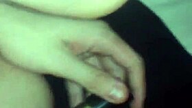 Gay teen plays with his ass