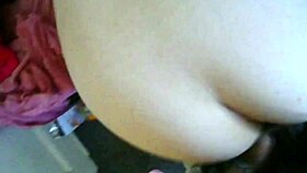 Phat booty bent over in doggystyle teasing