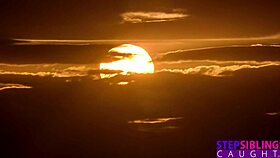 Blonde stepsis Kiara Cole tells her stepbro she wants to see if his monster cock is bigger than her boyfriend's, leading to cowgirl ride, deepthroat, and cumshot