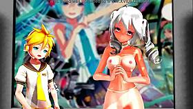 MMD character goes bananas with erotic banana play