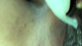 Pornstar Poosoo plays with a small dildo next 😏