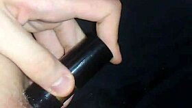 Gay teen plays with his ass