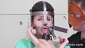 unusual nympho taken in anal assylum for uninhibited therapy