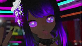 Vrchat user performs pole dancing moves